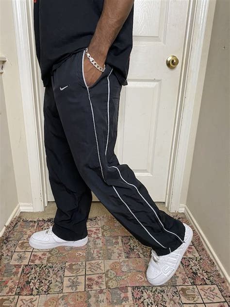 nike vintage track pants weiß|vintage nike track pants men.